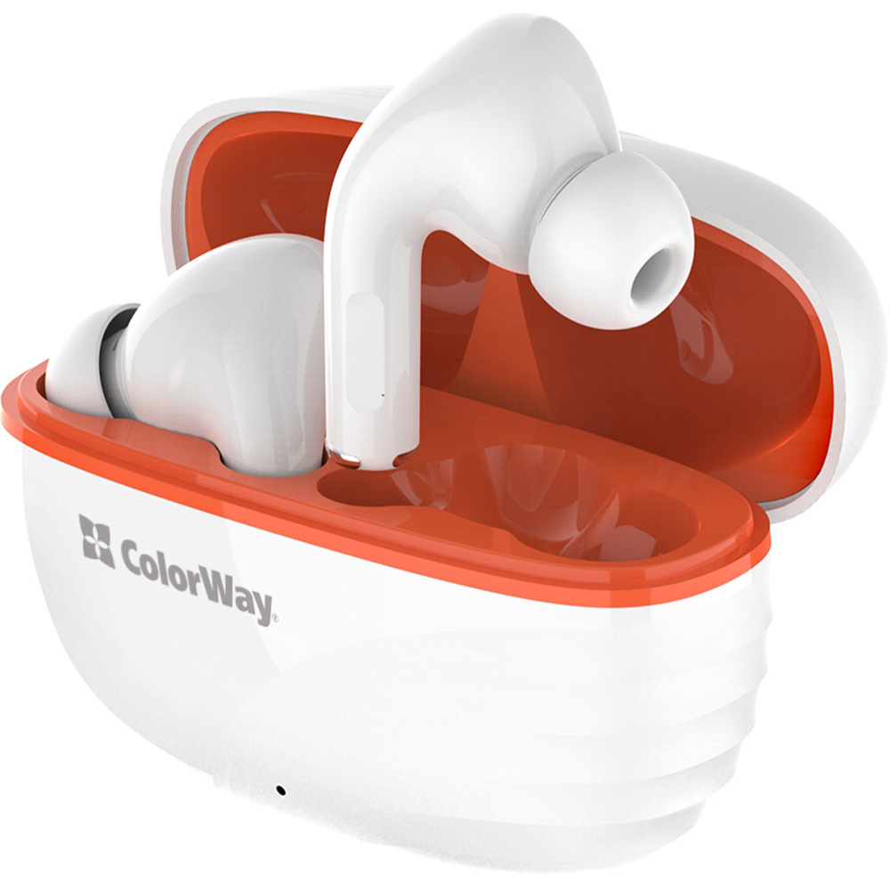 Гарнитура COLORWAY СolorWay Slim TWS-5 Earbuds White (CW-TWS5WT) Вид гарнитура