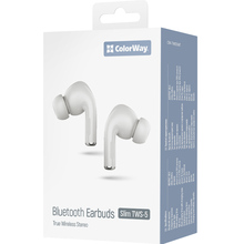 Гарнитура COLORWAY СolorWay Slim TWS-5 Earbuds White (CW-TWS5WT)
