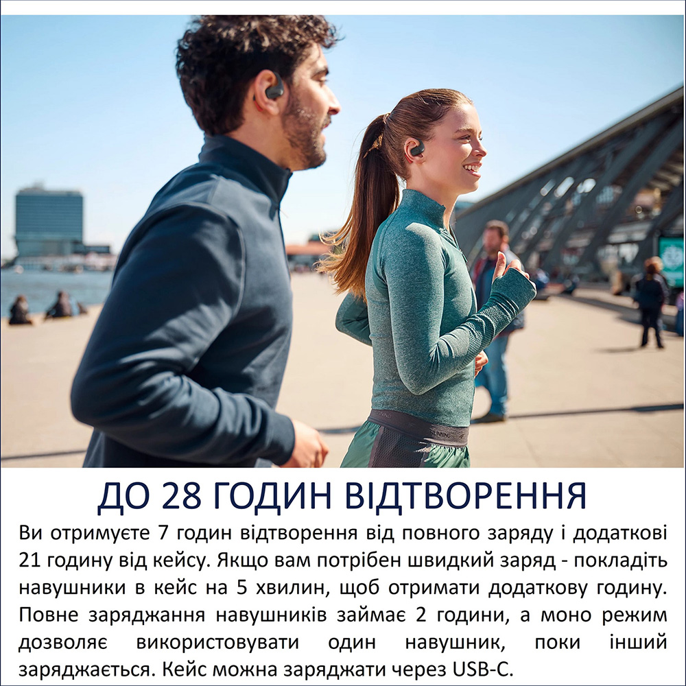 В Украине Гарнитура PHILIPS TAA6709 Sport Black (TAA6709BK/00)