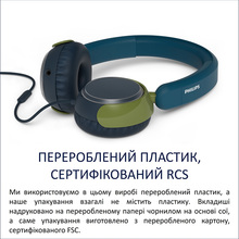 Гарнітура PHILIPS TAK2000 Kids Chrystal Teal (TAK2000CT/00)