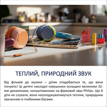 Гарнітура PHILIPS TAK2000 Kids Chrystal Teal (TAK2000CT/00)