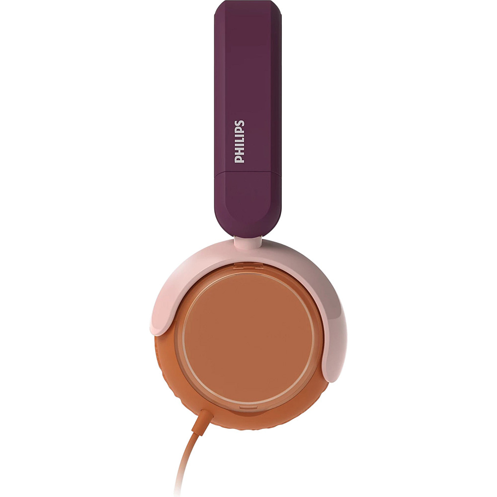 Гарнитура PHILIPS TAK2000 Kids Magenta Purple (TAK2000MP/00) Дополнительно ограничение громкости до 85 дБ, в комплекте адаптер под штекер USB-C