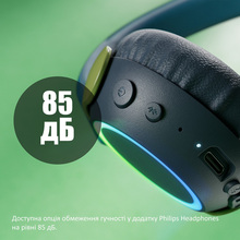 Гарнітура PHILIPS TAK4200 Kids Chrystal Teal (TAK4200CT/00)