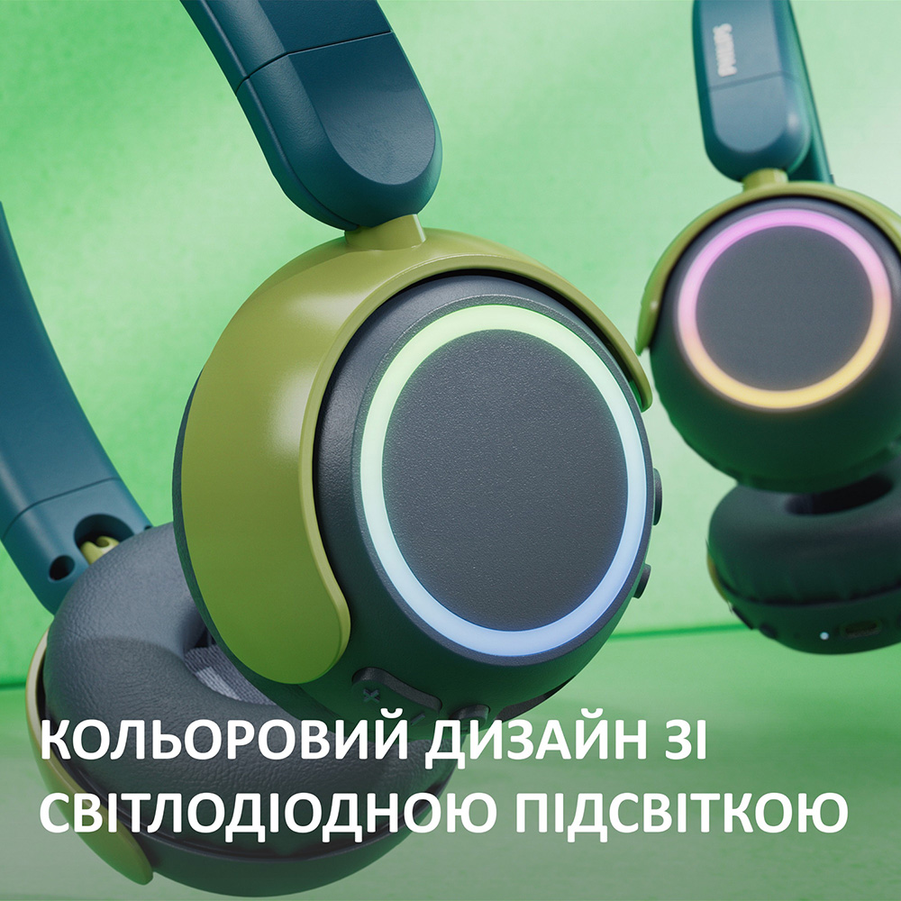 В Україні Гарнітура PHILIPS TAK4200 Kids Chrystal Teal (TAK4200CT/00)