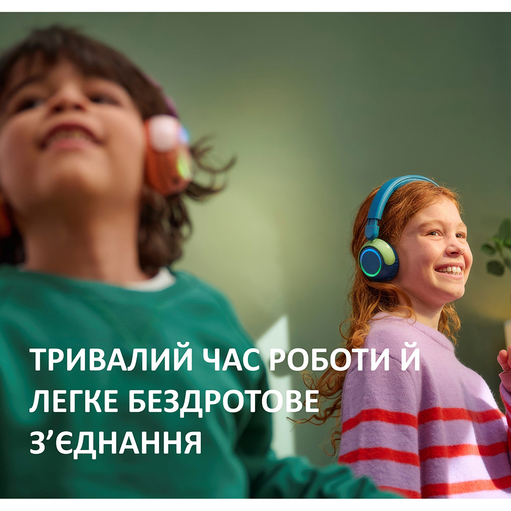 У Фокстрот Гарнітура PHILIPS TAK4200 Kids Magenta Purple (TAK4200MP/00)