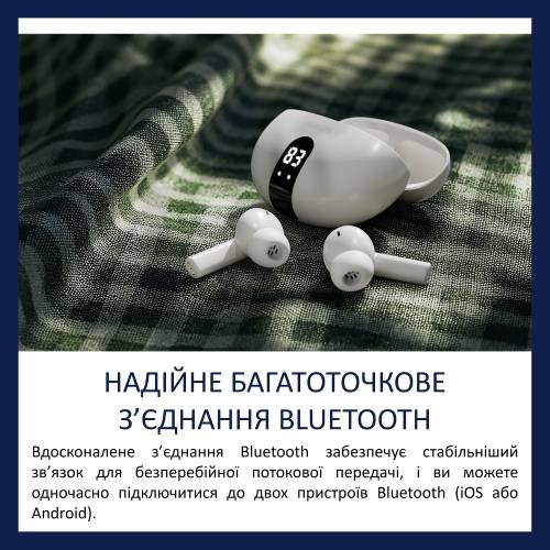 Заказать Гарнитура PHILIPS TAT2520 TWS White (TAT2520WT/00)