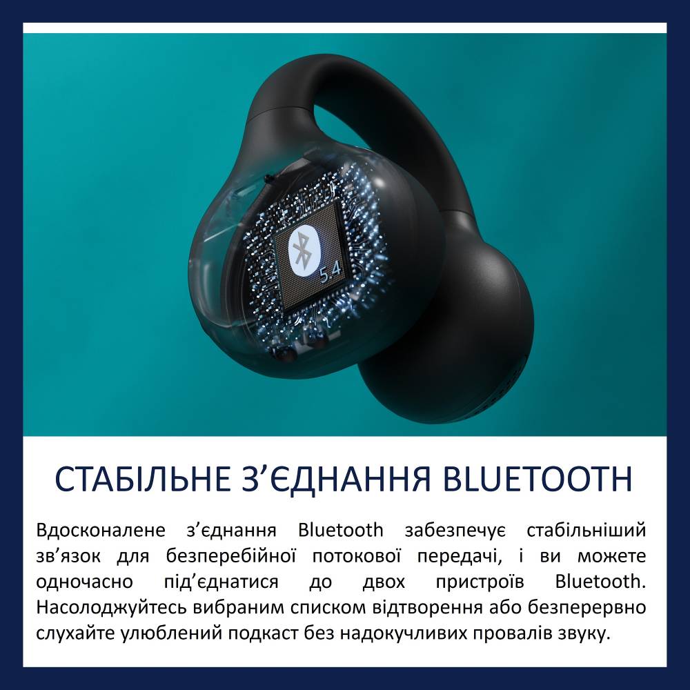 В Украине Гарнитура PHILIPS TAQ2000 Clips TWS Black (TAQ2000BK/00)