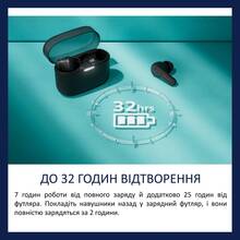 Гарнитура PHILIPS TAT2000 TWS Black (TAT2000BK/00)