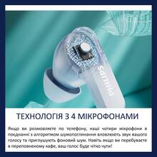 Гарнитура PHILIPS TAT2000 TWS Blue (TAT2000BL/00)
