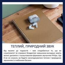 Гарнитура PHILIPS TAT2000 TWS Blue (TAT2000BL/00)