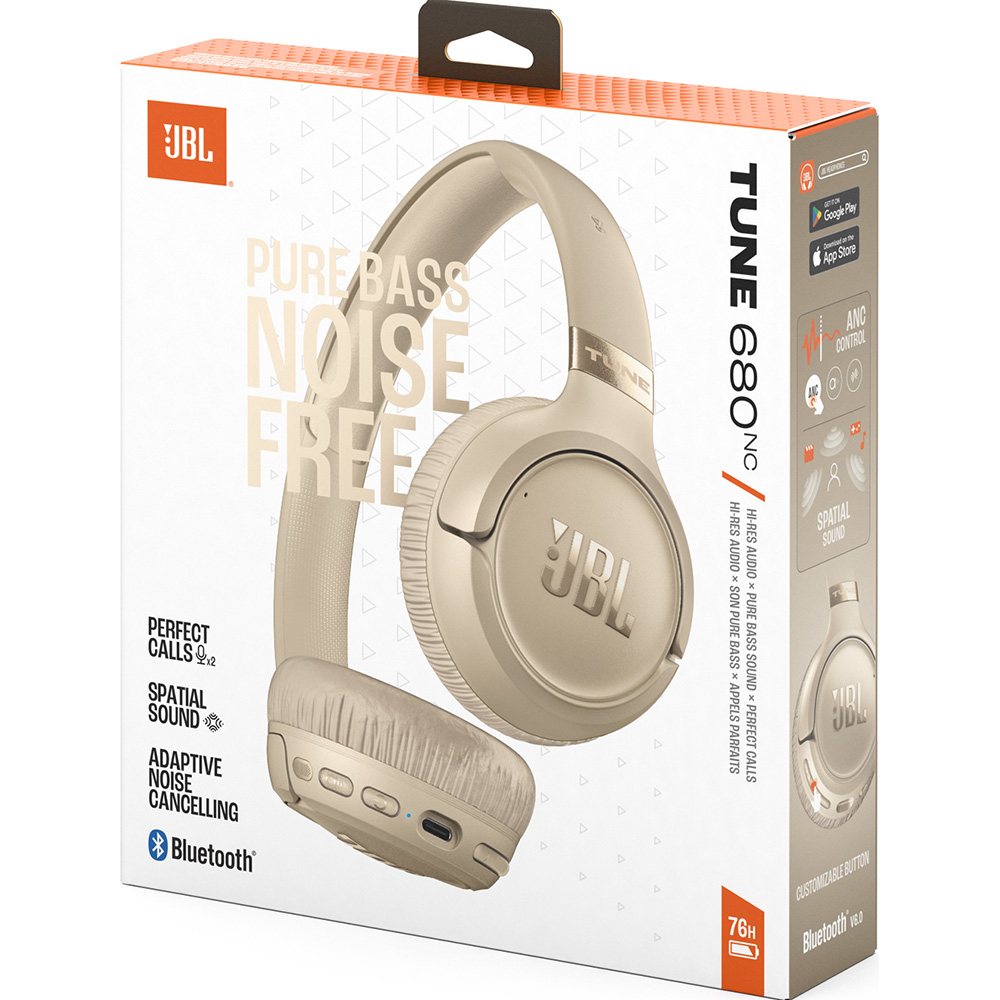 Покупка Гарнітура JBL TUNE 680NC Beige (JBLT680NCBEG)