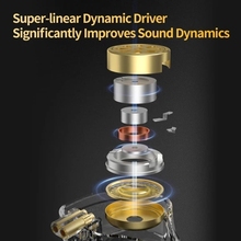 Гарнитура KNOWLEDGE ZENITH ZSN Pro 2 Gold (90404248)