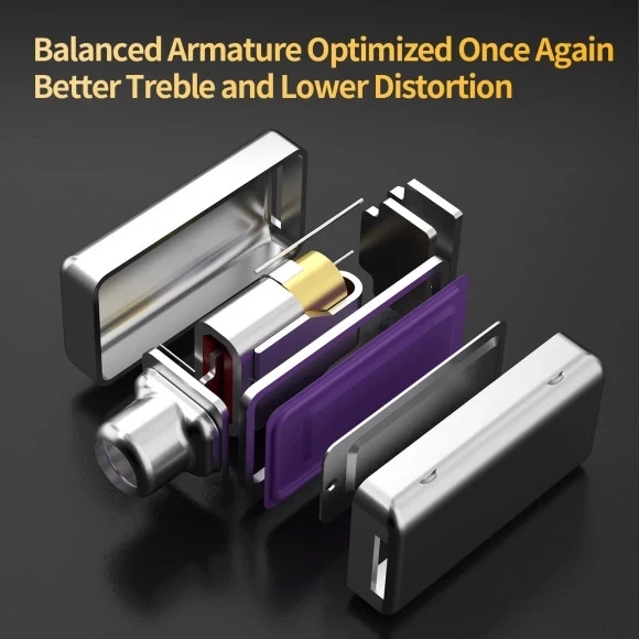 Гарнитура KNOWLEDGE ZENITH ZSN Pro 2 Gold (90404248) Крепление дужка (за ухо)