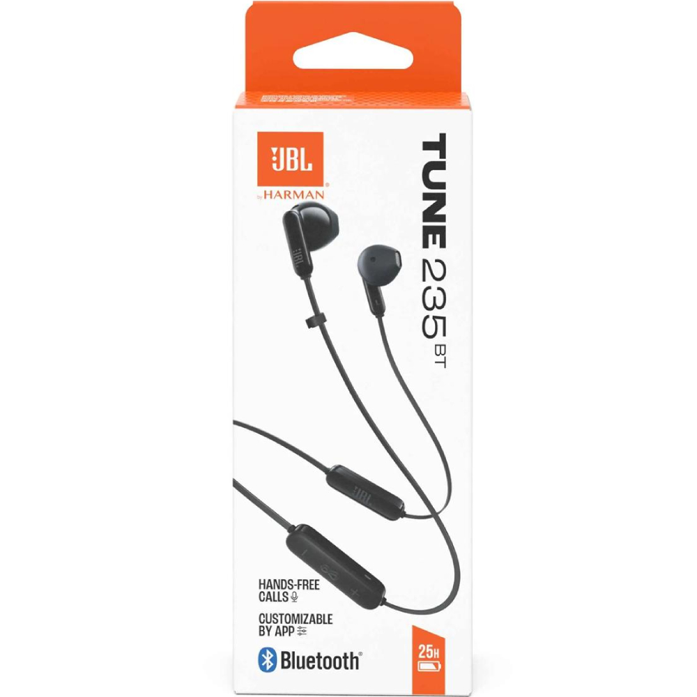 Гарнітура JBL TUNE 235BT Black (JBLT235BTBLK) Кріплення шнурок на шию