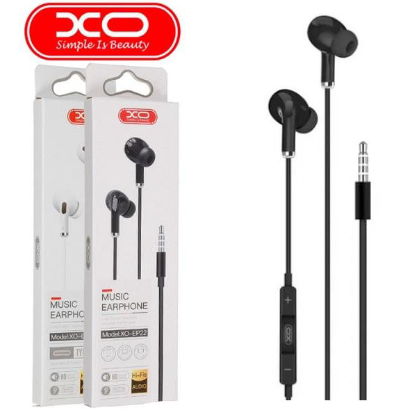 Гарнитура XO EP22 3.5 mm Black (EP22-BK) Вид гарнитура