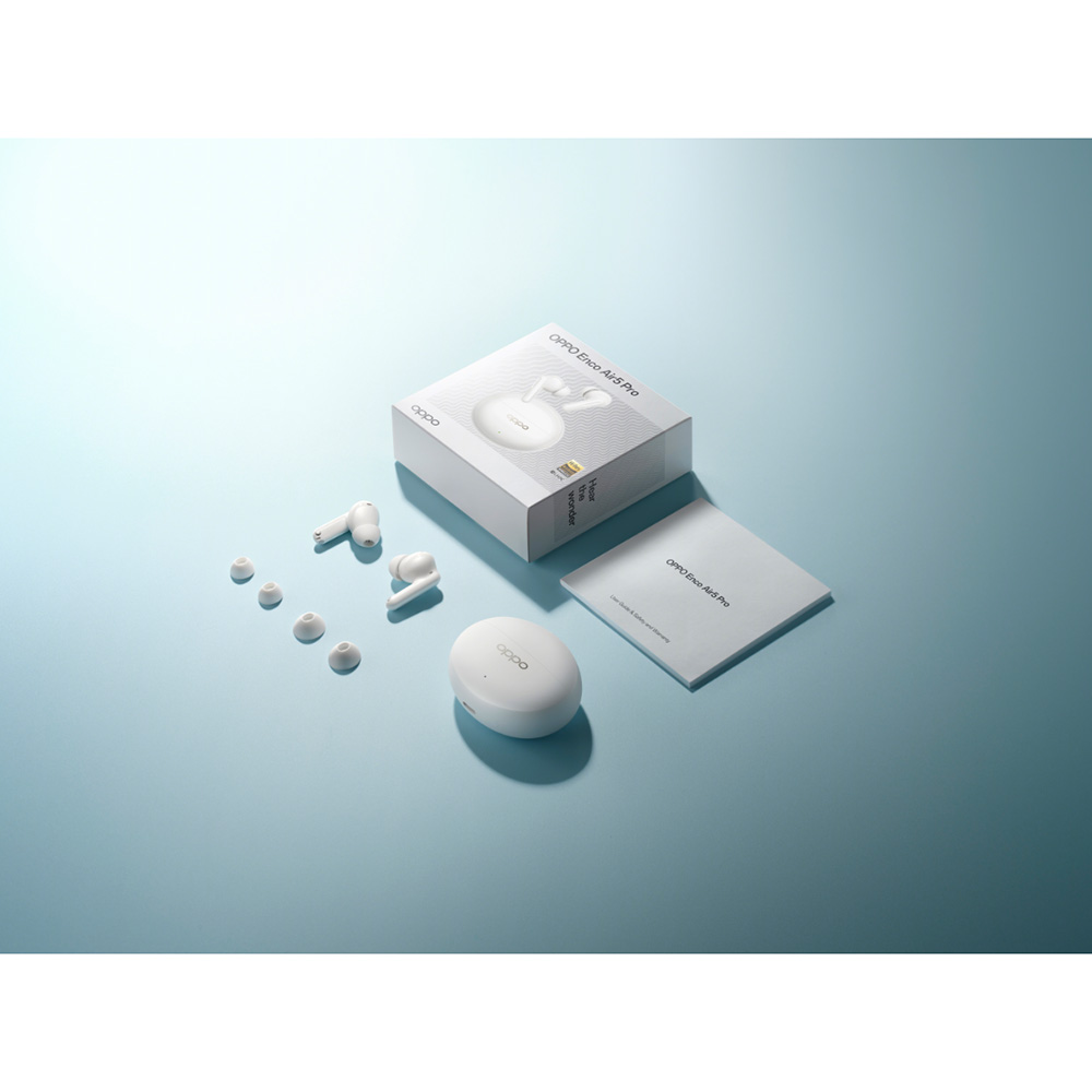 Гарнитура OPPO Enco Air5 Pro ETEL1 Pearl White Крепление TWS (без провода)