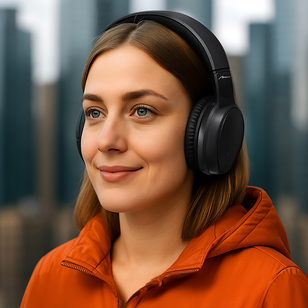 Зовнішній вигляд Гарнітура MEDIA-TECH 3MOTION ANC BT MT3611 Black