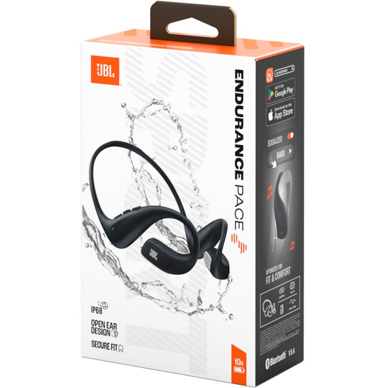 Изображение Гарнитура JBL ENDURANCE PACE Black (JBLENDUPACEBLKG)