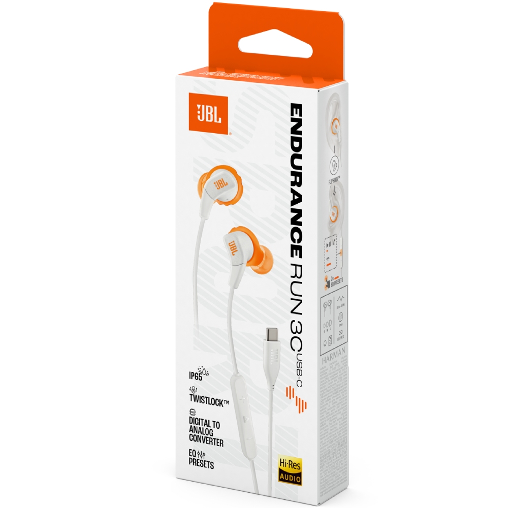 Покупка Гарнитура JBL ENDURANCE RUN 3 USB-C White (JBLENDURRUN3CWHT)
