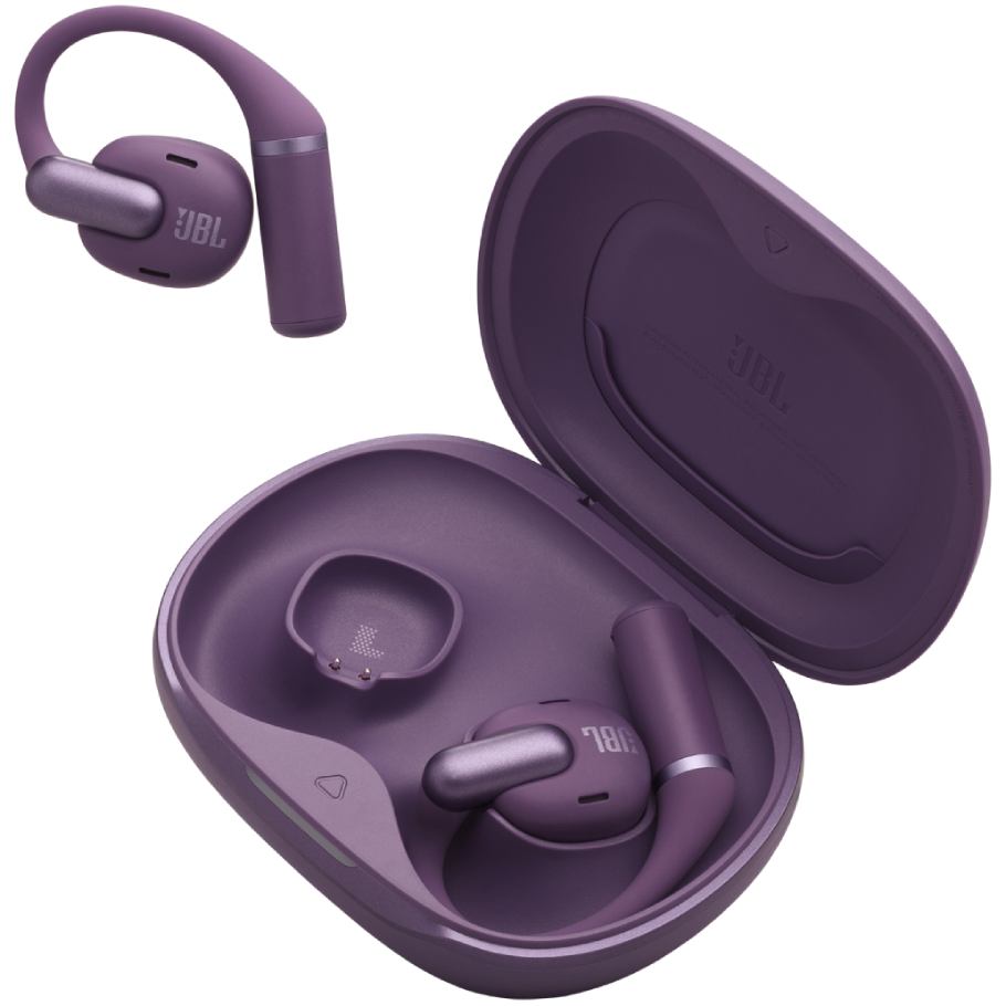 Гарнітура JBL SENSE PRO Purple (JBLSENSEPROPUR) Додатково підтримка Hi-Res Audio (LDAC), датчик кісткової провідності для дзвінків, регульована дужка, підтримка бездротової зарядки Qi