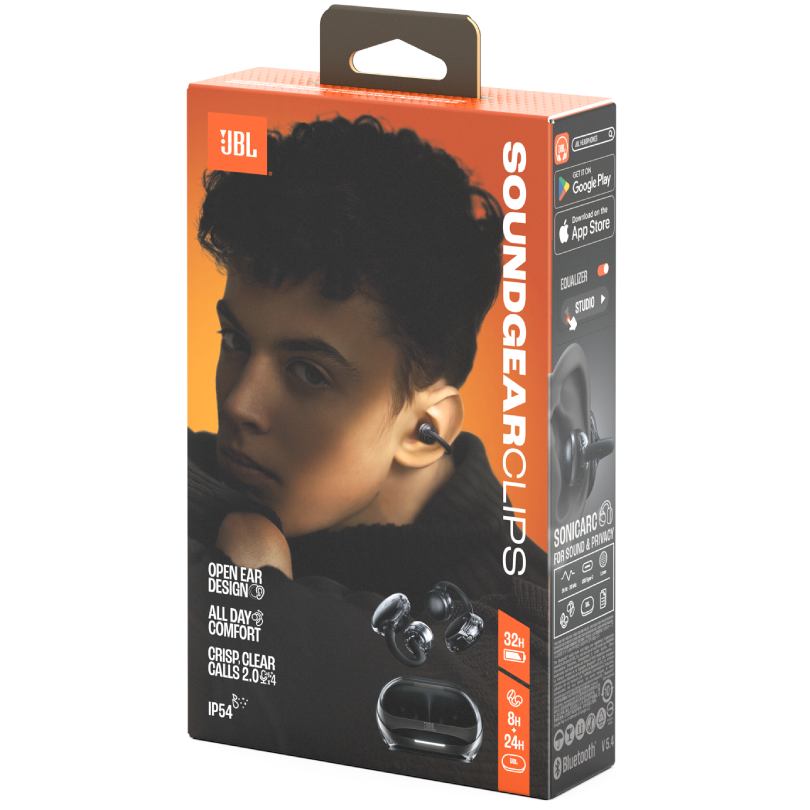 Гарнітура JBL SOUNDGEAR CLIPS Black (JBLSNDGEARCLBLK) Кріплення дужка (за вухо)