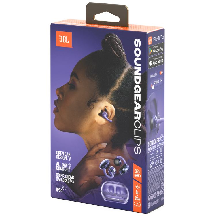 Гарнітура JBL SOUNDGEAR CLIPS Purple (JBLSNDGEARCLPUR) Кріплення дужка (за вухо)