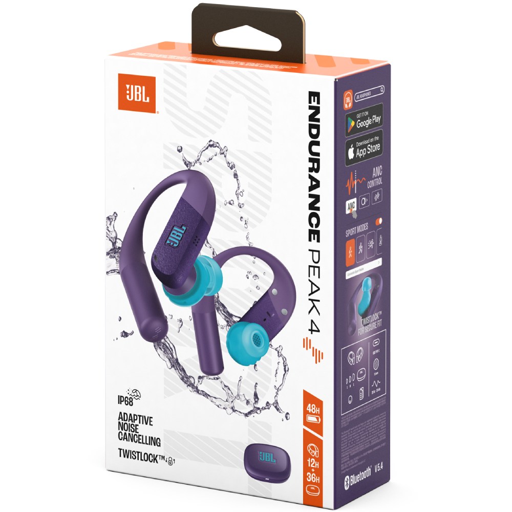 Замовити Гарнітура JBL Endurance Peak 4 Purple (JBLENDUPEAK4PUR)