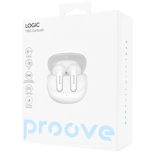 Покупка Гарнітура PROOVE Logic TWS (APP) White (TWLT54002202)