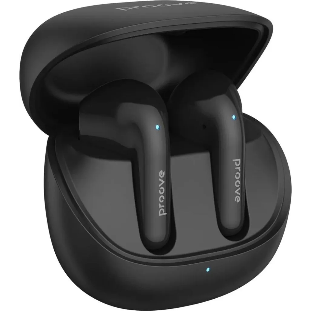 Гарнітура PROOVE Logic TWS (APP) Black (TWLT54002201) Додатково Bluetooth 5.4; Місткість акумулятора кейсу: 300 mAh; Місткість акумулятора навушників: 35 mAh
