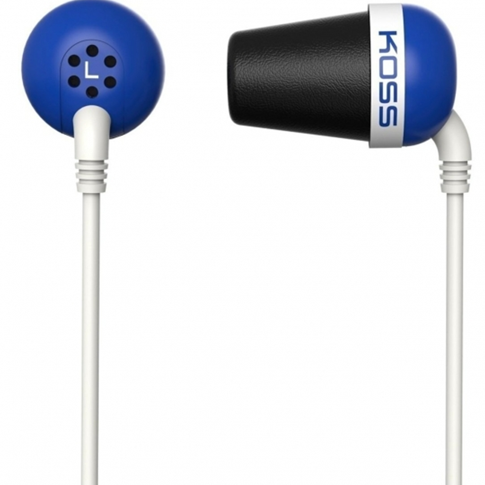 Наушники KOSS In-Ear The Plug Noise Isolating Blue (196544.101)