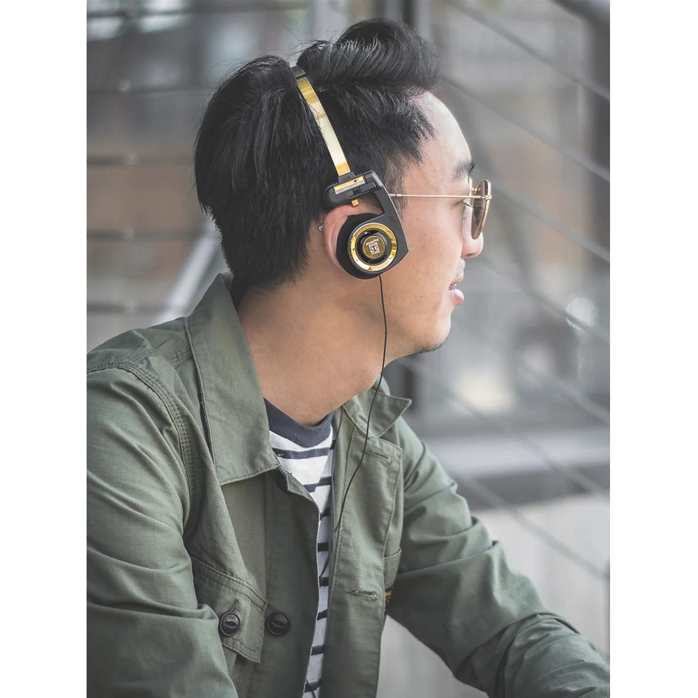 Фото Гарнитура KOSS Porta Pro Classic Black-Gold (193392.101)