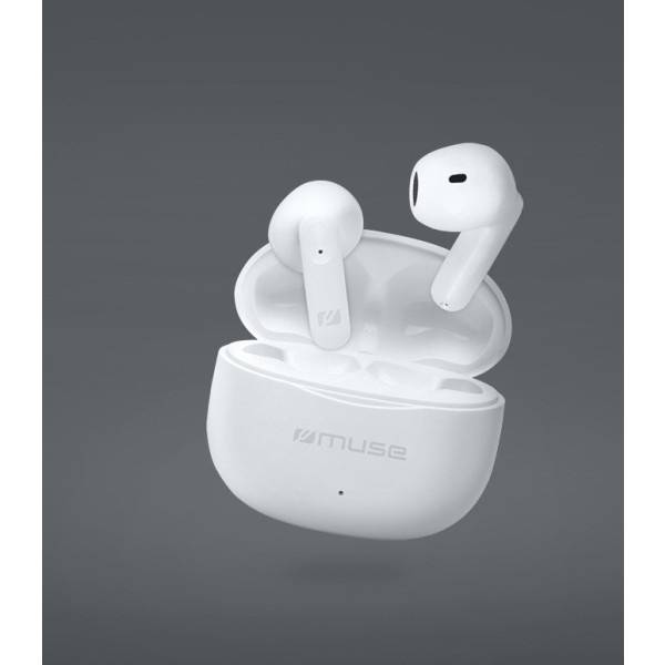 Гарнитура MUSE M-270 TWS White Акустическое оформление закрытые