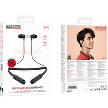 Гарнітура BOROFONE BE72 Sun neck hanging BT Black (6941991124518)