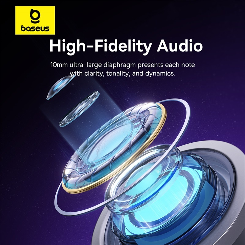 У Фокстрот Гарнітура BASEUS Encok HZ11 Moon White (A00164200213-Z1)