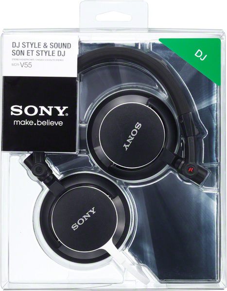 Навушники SONY MDR-V55 (black) Вид навушники