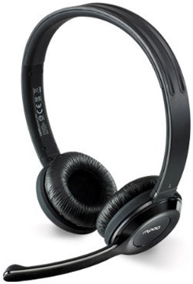 Наушники RAPOO Wireless Stereo Headset H8030 Black Конструкція накладні (накладаються на вухо)