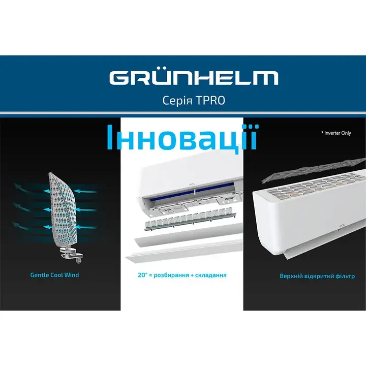 Фото Кондиционер GRUNHELM GAC-09GH-IWF-TPRO