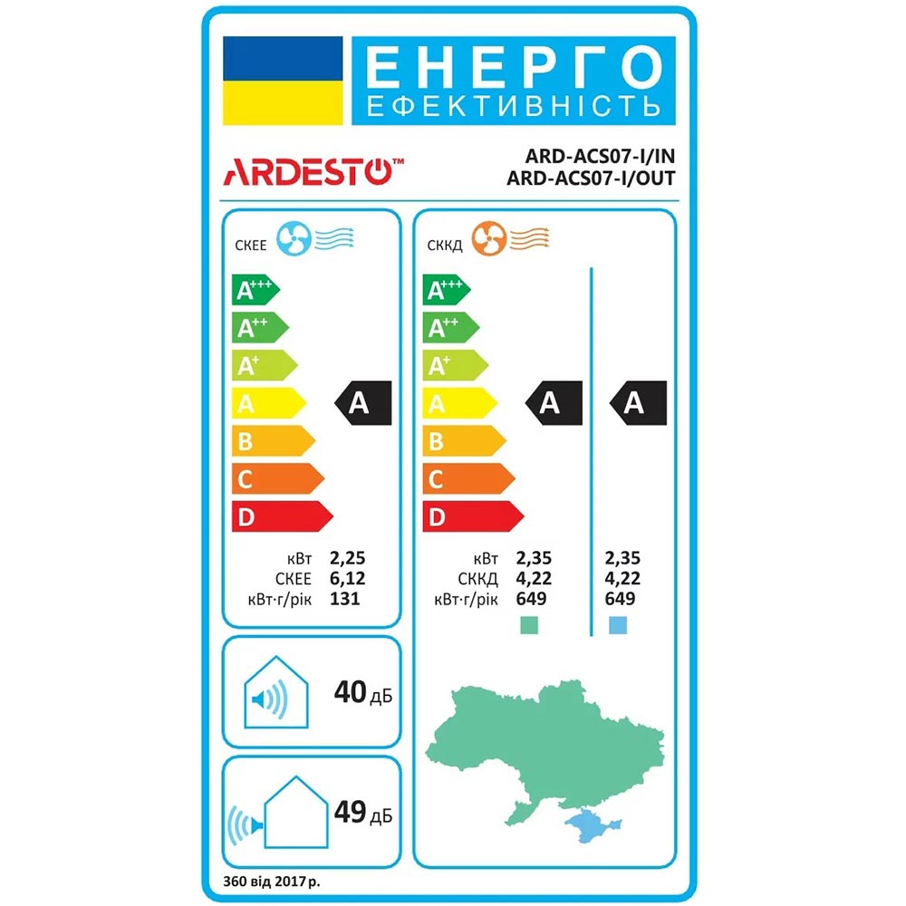Фото 19 Кондиціонер ARDESTO CoolSmart ARD-ACS07-I