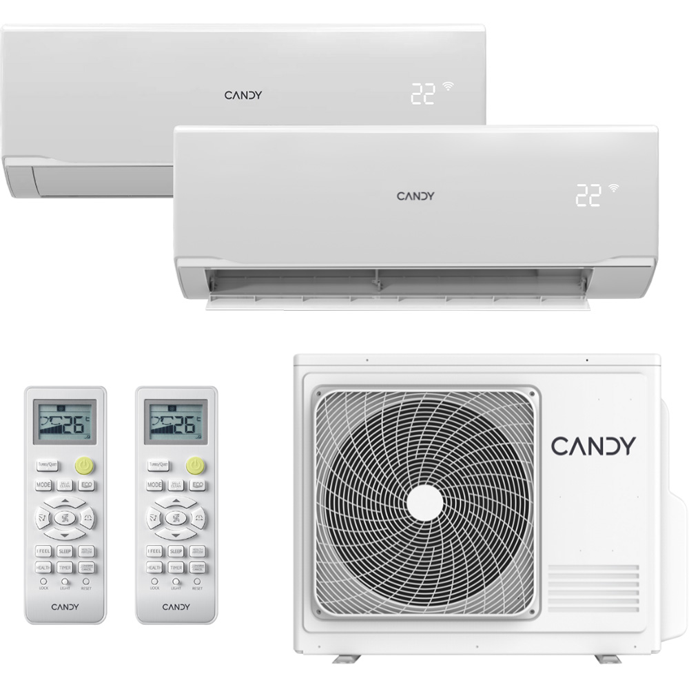 Кондиціонер CANDY Pura Multi CY-09RAIN-A/CY-09RAIN-A/CY-2M14AOUT-A White