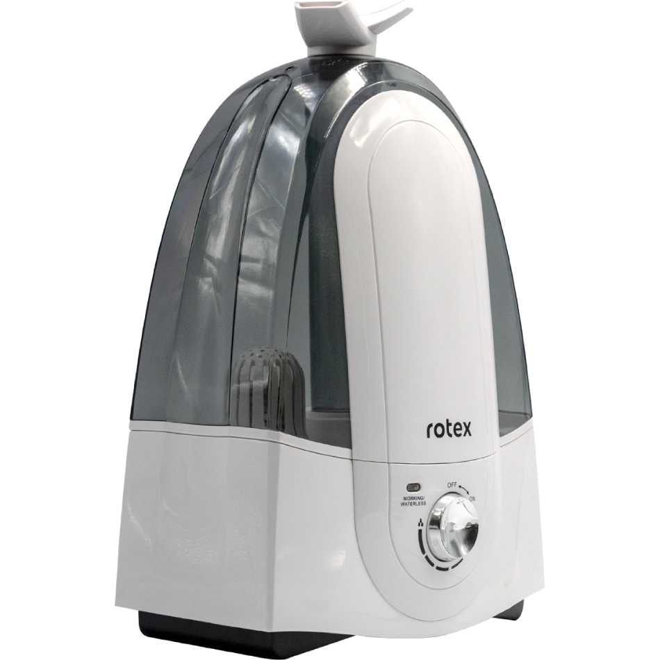 Зволожувач повітря ROTEX RHF520-W Функції керування регулювання інтенсивності випаровування