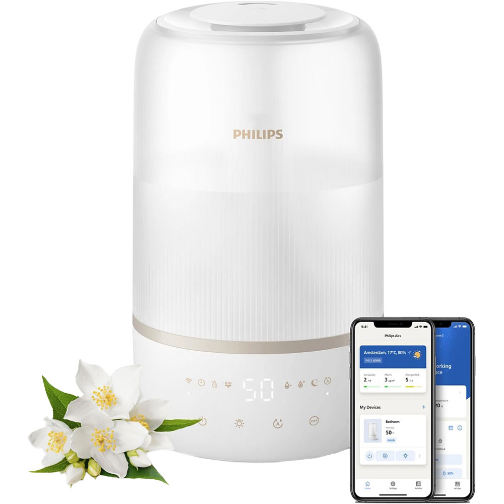 Зволожувач повітря PHILIPS HU1510/04 White Особливості нічний режим