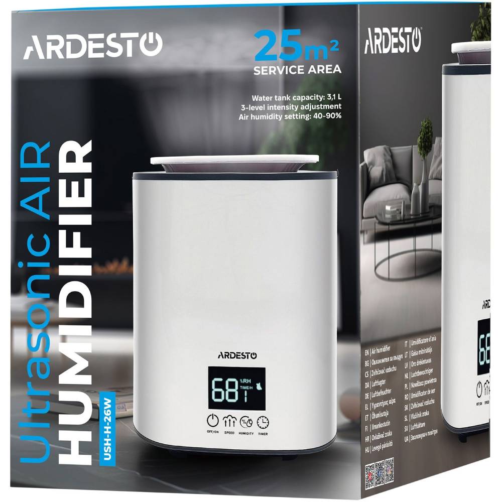 Заказать Увлажнитель воздуха ARDESTO USH-H-26W White