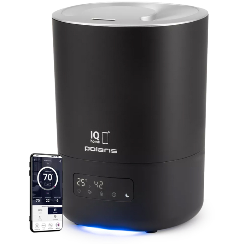 Зволожувач повітря POLARIS PUH 4606 IQ Wi-Fi Black