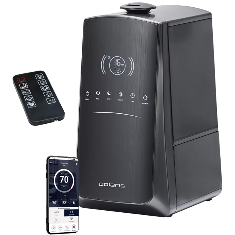 Зволожувач повітря POLARIS PUH 2709 IQ Wi-Fi Black Зволожувач повітря POLARIS PUH 2709 IQ Wi-Fi Black
