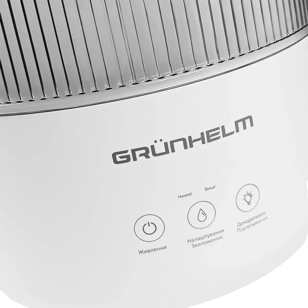 Увлажнитель воздуха GRUNHELM GHF-30M Индикаторы дисплей