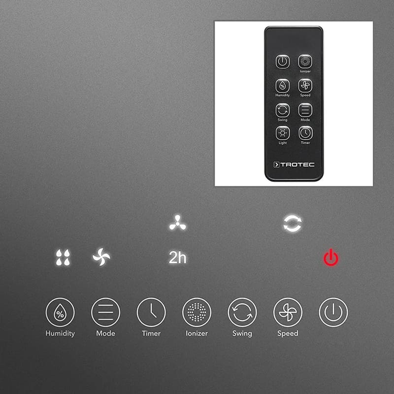 Фото 22 Увлажнитель воздуха TROTEC PAE 49 (1210003019)