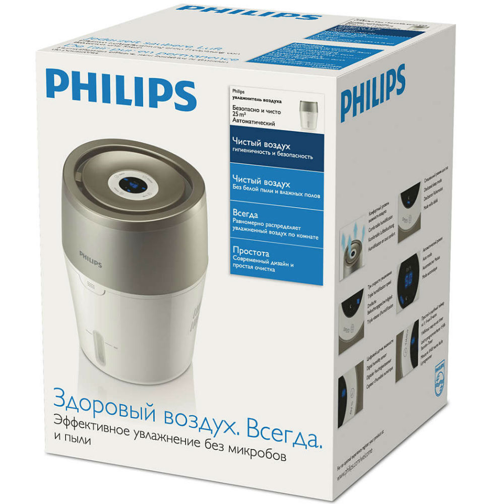 Зволожувач повітря PHILIPS HU4803/01 Особливості обертання розпилювача