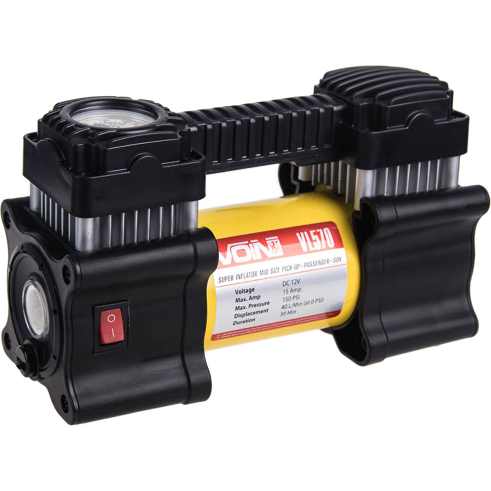 

Компрессор VOIN VL-570, Компресор автомобільний VL-570 150psi/15Amp/