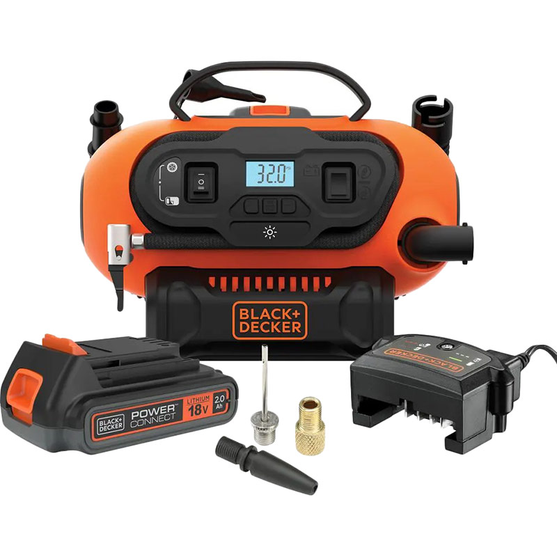 Автомобильный компрессор BLACK&DECKER BDCINF18N Совместимость универсальные