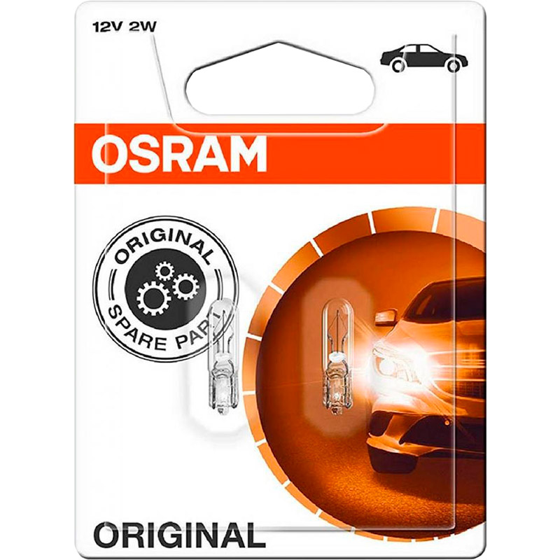 Набор автоламп OSRAM 2 шт (OS 2722_02B) Совместимость универсальные